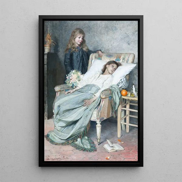 Convalescent - Jenny Nyström — framed artwork on a wall