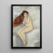 La Frileuse - Jenny Tvermoes — framed artwork on a wall