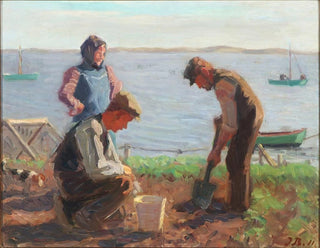 Study of the potato harvest - Jens Birkholm — artwork view