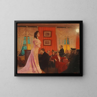 Summer Variety Painting - Jens Birkholm — framed artwork on a wall