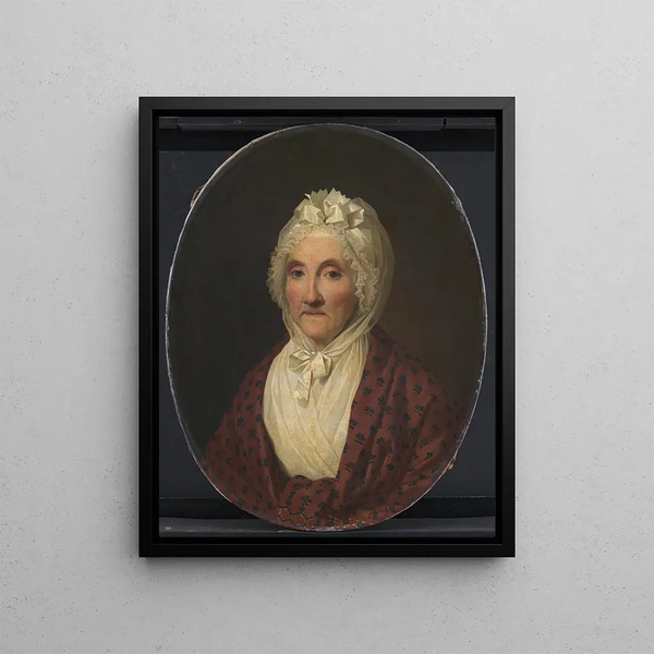 Veuve de Brandvinsbrender Bagge - Jens Juel — framed artwork on a wall