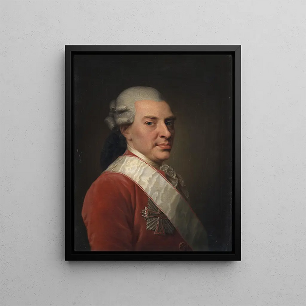 Terre secrète Henrik Hielmstierne - Jens Juel — framed artwork on a wall