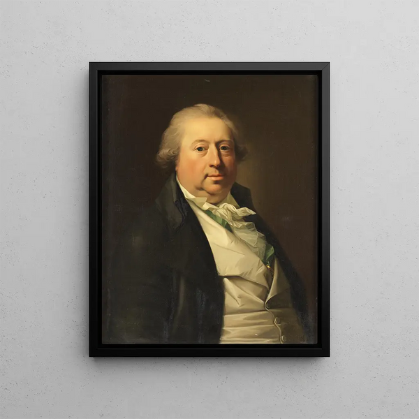 Johan Tobias Sergel the Swedish sculptor - Jens Juel — framed artwork on a wall