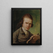 The boilermaker J. F. Clemens - Jens Juel — framed artwork on a wall