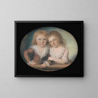 Chief of Office HE Moes in brn - Jens Juel — framed artwork on a wall