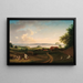 Landscape by the Water's Edge - Jens Juel — framed artwork on a wall
