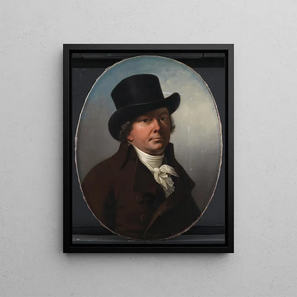 Poul Johan Schouw Director of the Osindien - Jens Juel — framed artwork on a wall