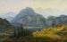 Vue de Giesbach au lac de Brienz avec Interlaken et les montagnes du Jura - Jens Peter Müller — artwork view