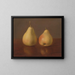 Two Pears McLaughlin - Jeremiah Pearson Hardy — framed artwork on a wall