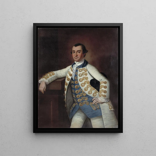 Colonel Barnard Elliott Jr - Jeremiah Theus — framed artwork on a wall