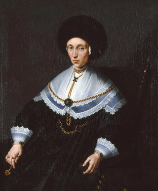 Jeremias van Winghe - Portrait of Maria Salome von Stalburg 16021646 Wife of Johann Maximilian zum Jungen.webp