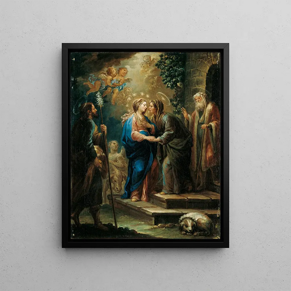 La Visitation - Jerónimo Ezquerra — framed artwork on a wall