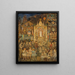 Street Sanctuary - Jerome Myers — framed artwork on a wall