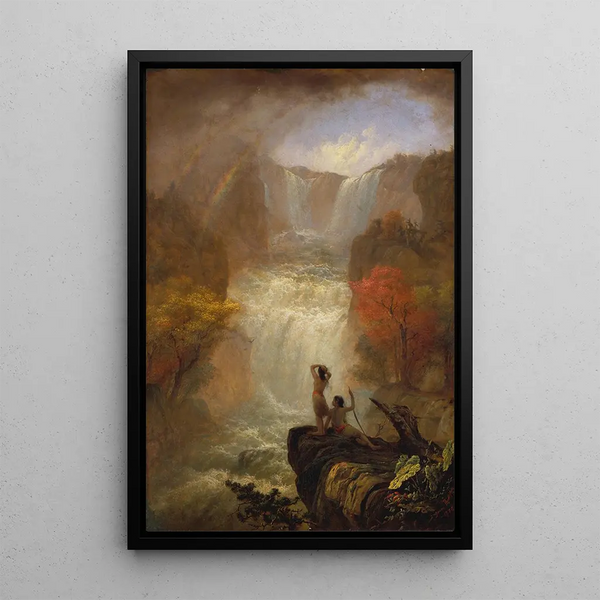 Chant des eaux - Jerome Thompson — framed artwork on a wall