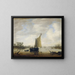 View of the River - Jeronymus van Diest II — framed artwork on a wall