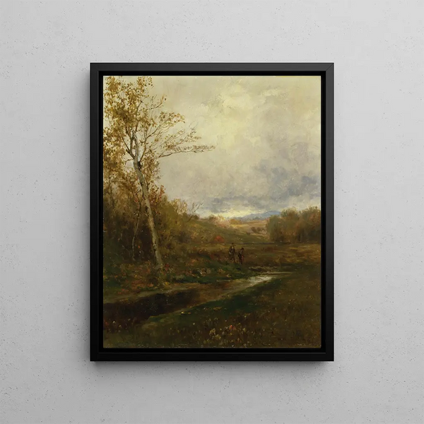 November - Jervis McEntee — framed artwork on a wall