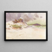 La Solitude au bord de la mer - Jessie E Scarvell — framed artwork on a wall