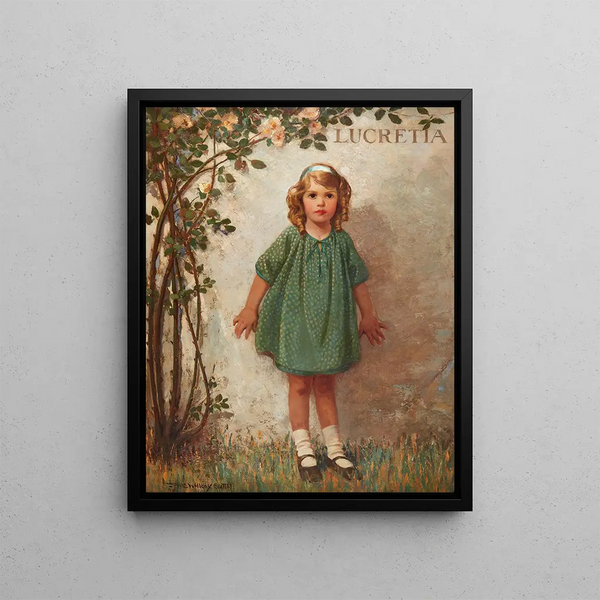 Lucrèce - Jessie Willcox Smith — framed artwork on a wall