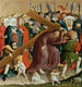 Jesus Christ carrying the cross, the altar wings of Wurzach at the bottom left - Hans Multscher — artwork view