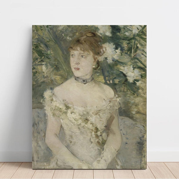 Young Woman in Ball Gown Painting - Berthe Morisot — wall display of the artwork