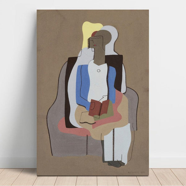 Reproduction of the painting Young Girl Sitting - Georges Valmier