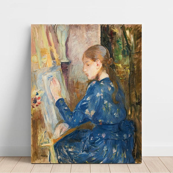 Reproduction of the painting Young Girl Writing - Berthe Morisot