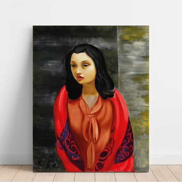 Reproduction of the painting Young Girl Painting - Moïse Kisling