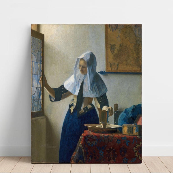 Reproduction of the painting Young woman with a water jug - Johannes Vermeer