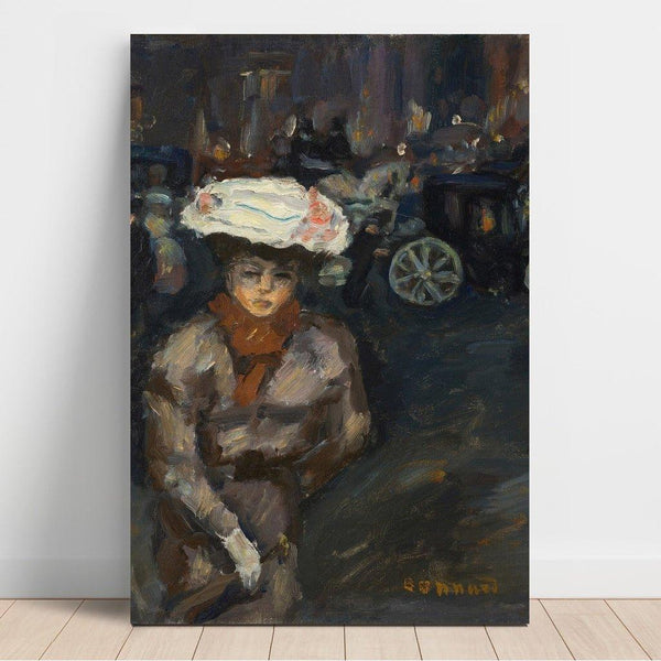 Reproduction of the painting Young girl in the street - Pierre Bonnard
