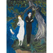 Reproduction of the painting Young man in black, girl in white - Nils Dardel