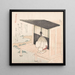Young noble looking inside a house - Kubo Shunman — framed artwork on a wall