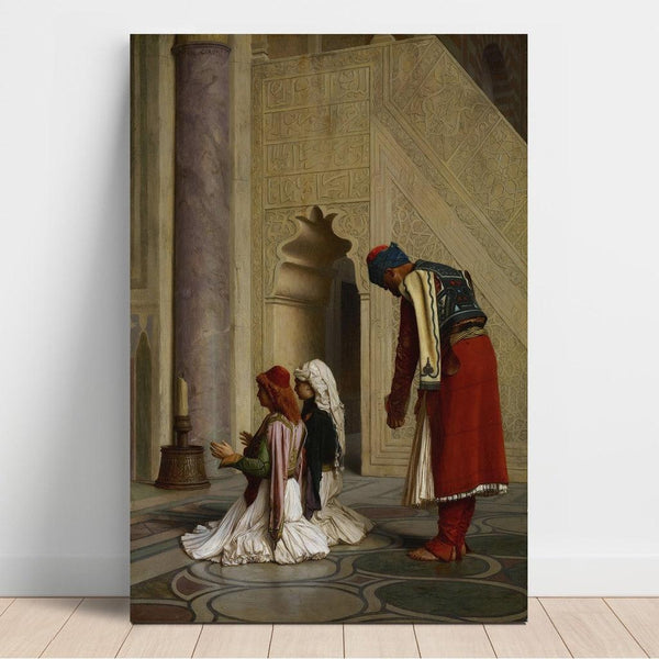 Reproduction of the painting Young Greeks in the Mosque - Jean-Léon Gérôme
