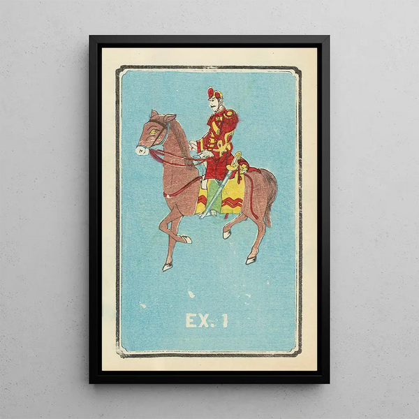 Catalogue illustré des obus de jour Ex 1 - Jinta Hirayama — framed artwork on a wall