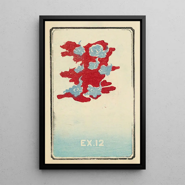 Catalogue illustré des obus de jour Ex 12 - Jinta Hirayama — framed artwork on a wall