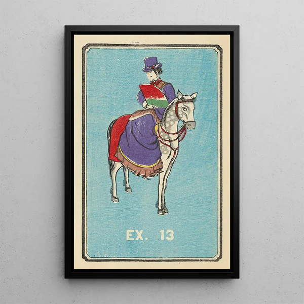 Catalogue illustré des obus de jour Ex 13 - Jinta Hirayama — framed artwork on a wall