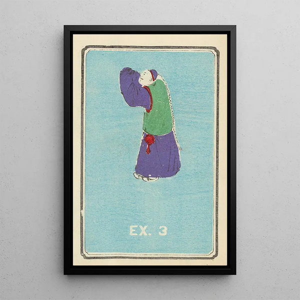 Catalogue illustré des obus de jour Ex 3 - Jinta Hirayama — framed artwork on a wall