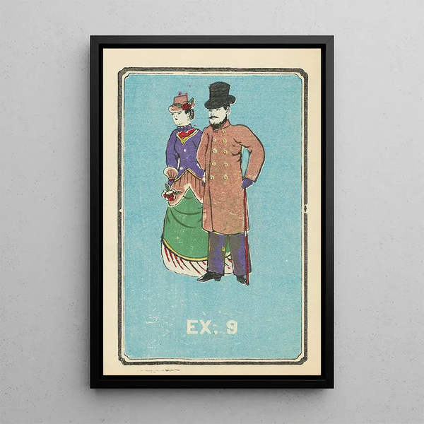 Catalogue illustré des obus de jour Ex 9 - Jinta Hirayama — framed artwork on a wall