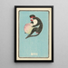 Catalogue illustré des obus de jour No 11 - Jinta Hirayama — framed artwork on a wall