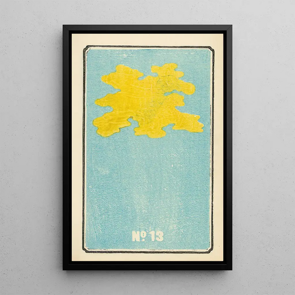 Catalogue illustré des obus de jour No 13 - Jinta Hirayama — framed artwork on a wall