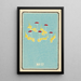 Catalogue illustré des obus de jour No 17 - Jinta Hirayama — framed artwork on a wall