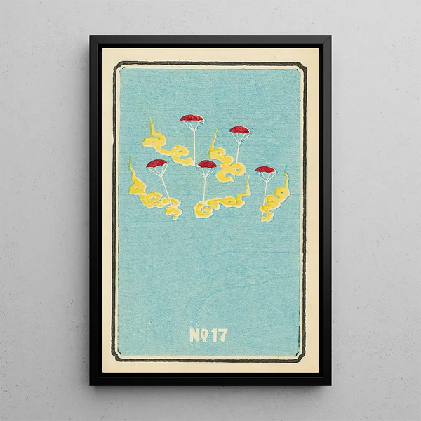 Catalogue illustré des obus de jour No 17 - Jinta Hirayama — framed artwork on a wall