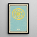 Illustrated catalog painting of day shells No 18 - Jinta Hirayama — framed artwork on a wall