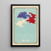 Catalogue illustré des obus de jour No 19 - Jinta Hirayama — framed artwork on a wall