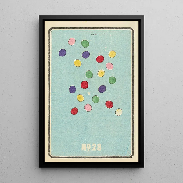 Catalogue illustré des obus de jour No 28 - Jinta Hirayama — framed artwork on a wall