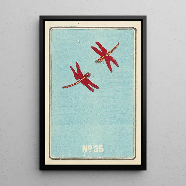 Catalogue illustré des obus de jour No 35 - Jinta Hirayama — framed artwork on a wall