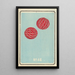 Illustrated Catalogue of Day Bombs No. 46 - Jinta Hirayama — framed artwork on a wall