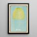 Illustrated Catalogue of Day Bombs No. 49 - Jinta Hirayama — framed artwork on a wall