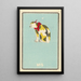 Illustrated Bombs Catalogue No. 5 - Jinta Hirayama — framed artwork on a wall