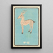 Illustrated Catalogue of Day Bombs No. 62 - Jinta Hirayama — framed artwork on a wall