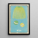 Catalogue illustré des bombes de jour n° 64 - Jinta Hirayama — framed artwork on a wall